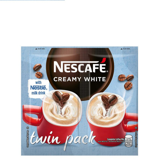 NESCAFE CREAMY WHITE 3 IN 1 TWIN PACK 15g x 10s