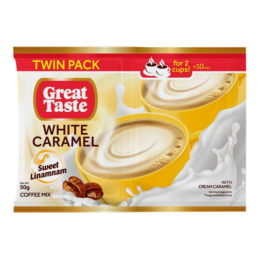 GREAT TASTE CARAMEL TWIN PACK 50g x 10s