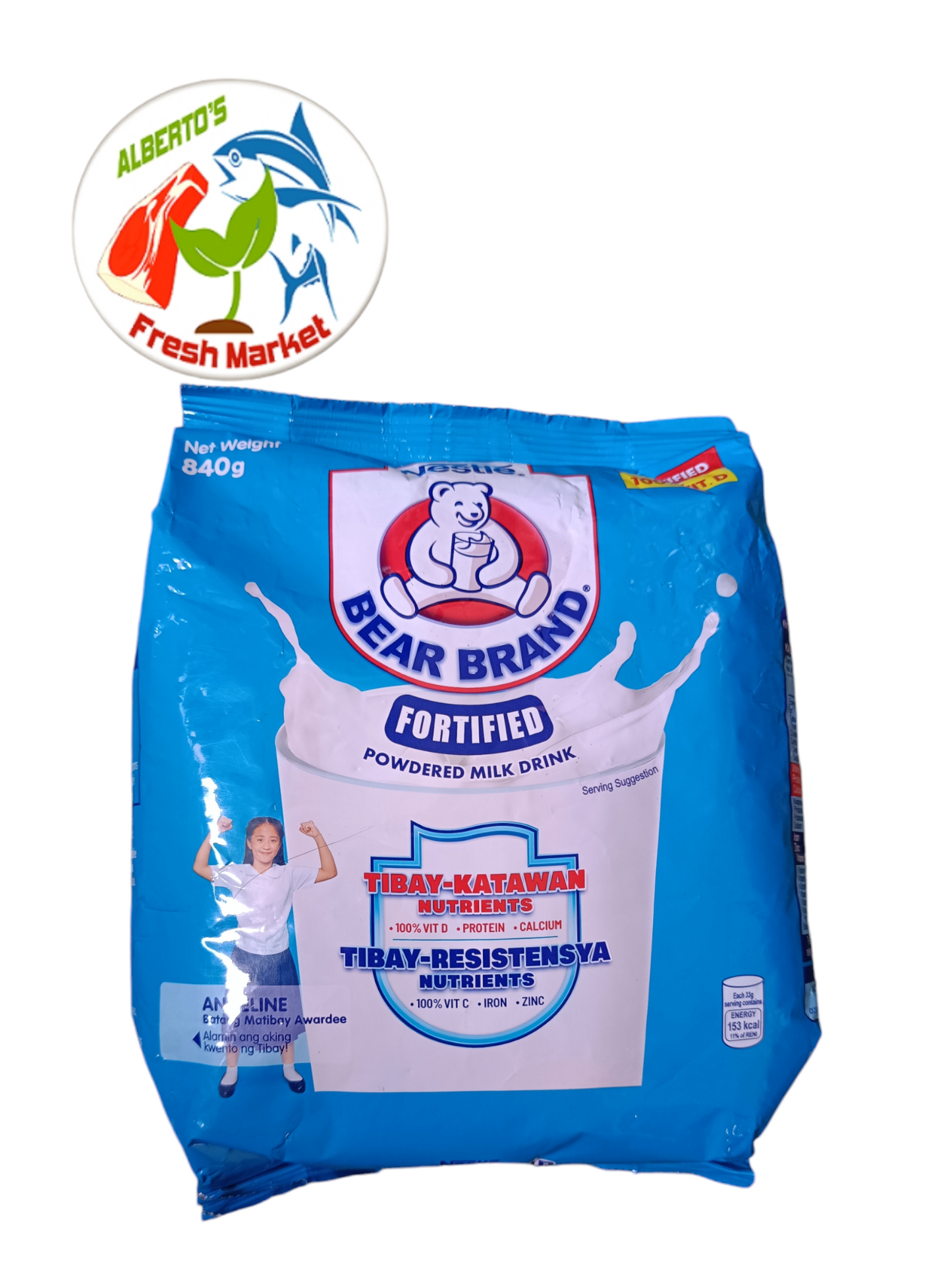 BEAR BRAND FORTIFIED POWDERED MILK DRINK 840 grams