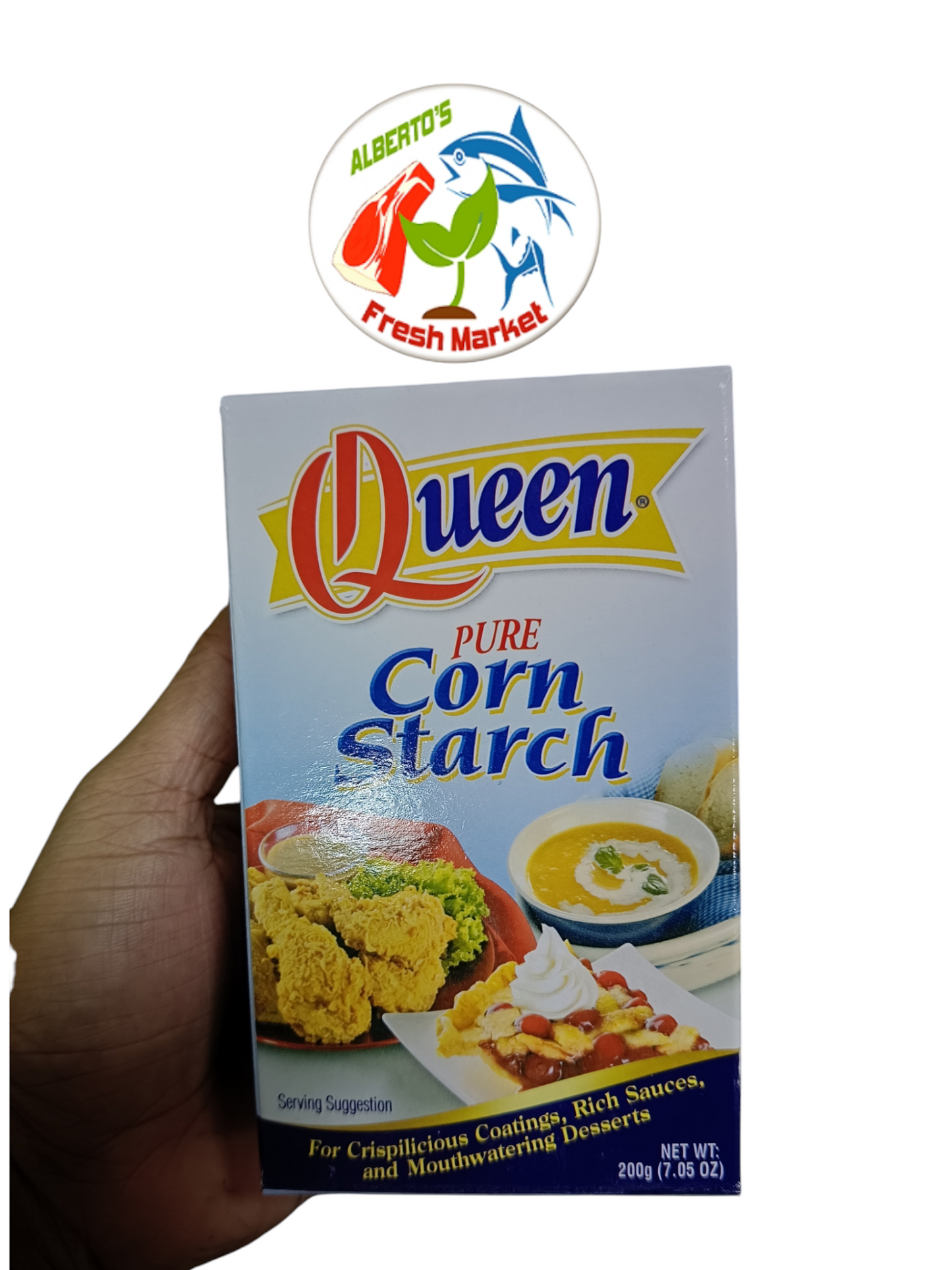 QUEEN PURE CORN STARCH 200 GRAMS