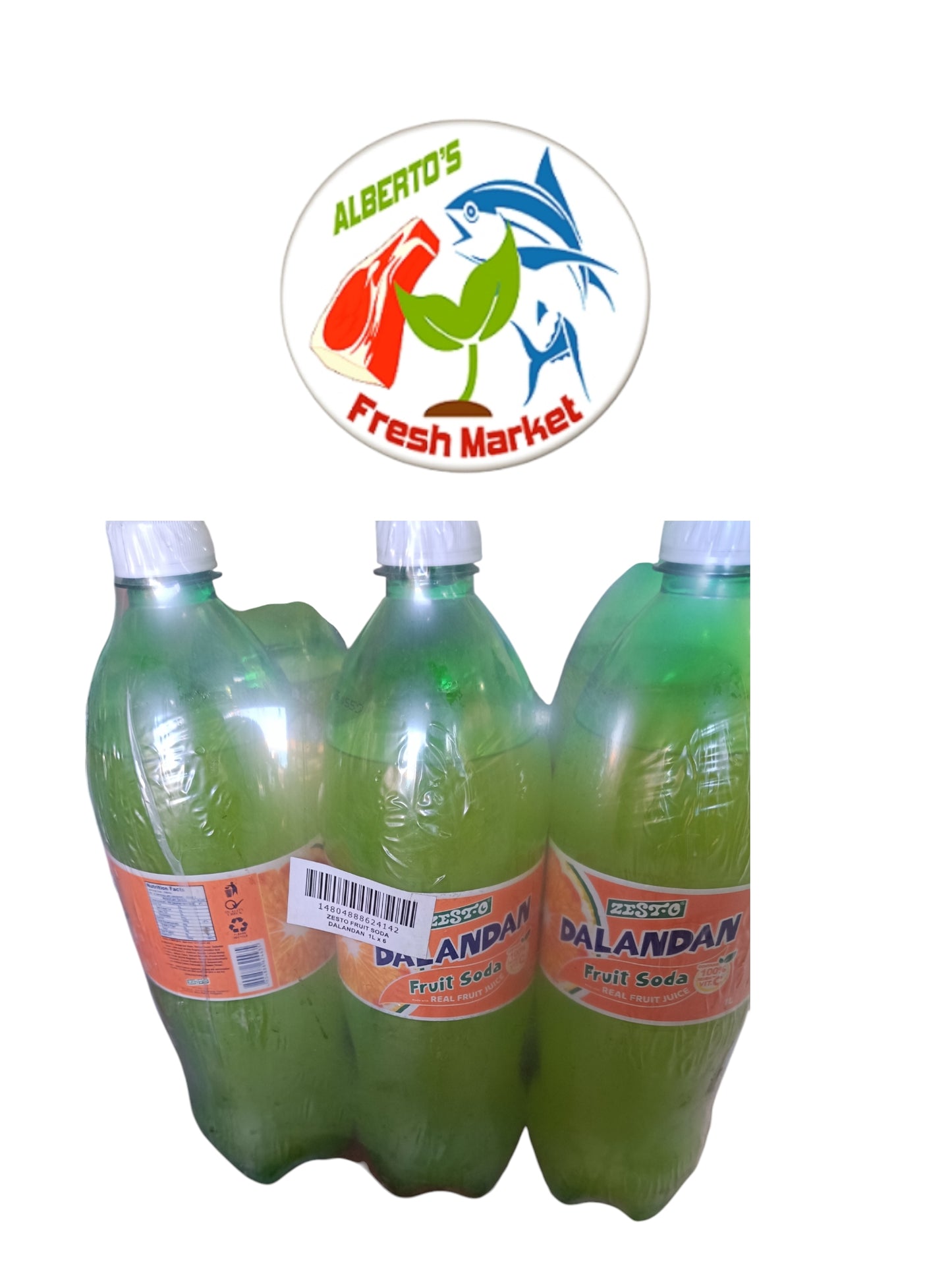 Zest O DALANDAN FRUIT SODA 1 liter 3pcs