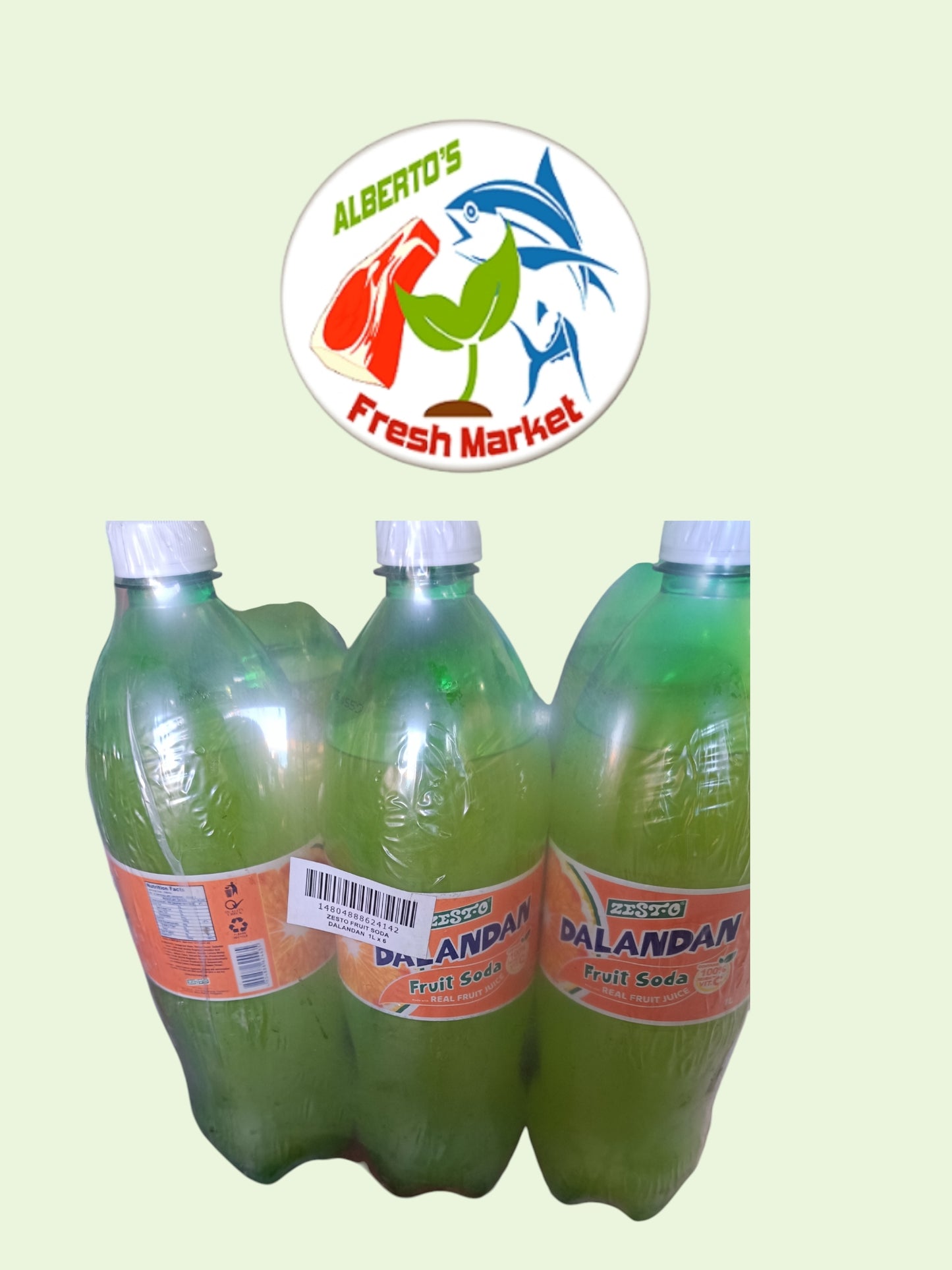 Zest O DALANDAN FRUIT SODA 1 liter 3pcs