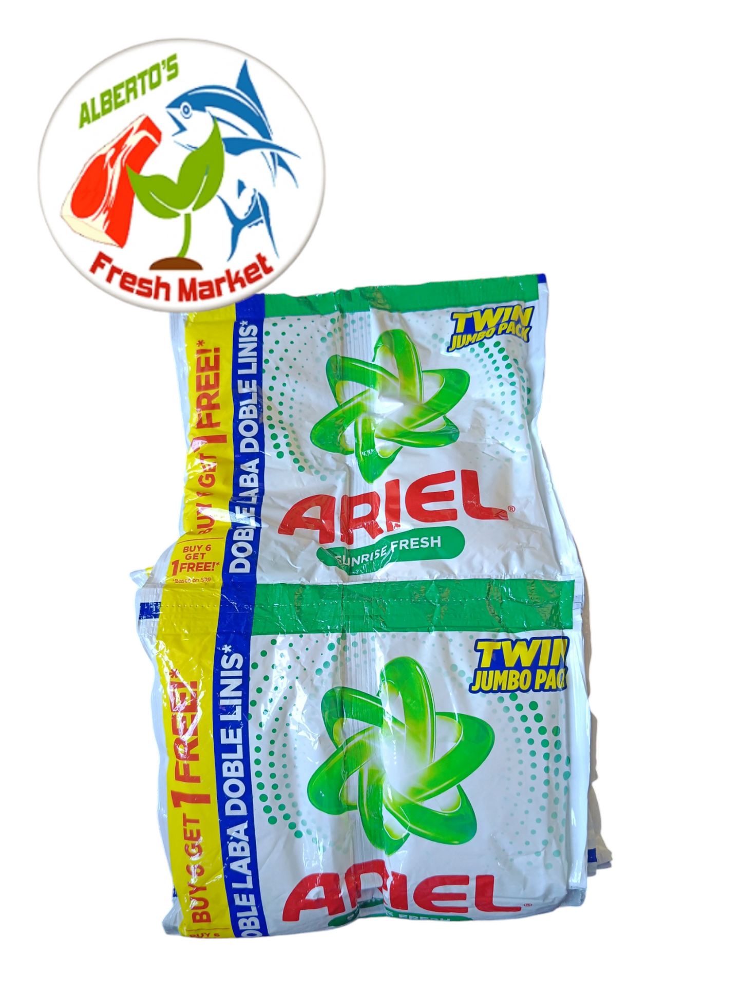 ARIEL SUNRISE FRESH TWIN JUMBO PACK - 7 pcs