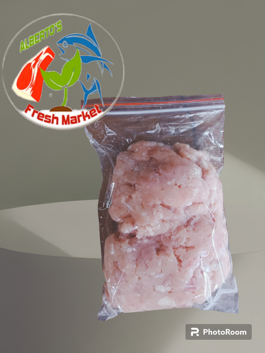 FRESH GROUND CHICKEN MEAT ( GINILING ) 500 grams