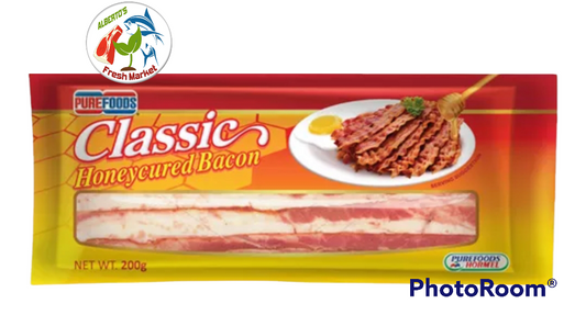 PUREFOODS CLASSIC HONEYCURED BACON 200 grams