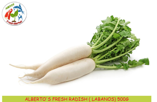 FRESH VEGETABLES RADDISH ( LABANOS ) 500 grams